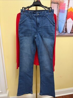 Sanctuary Blue Flare Jeans - Mid Wash